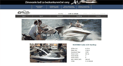 Desktop Screenshot of galia.yachter.sk
